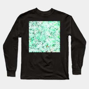 Leaves pattern green Long Sleeve T-Shirt